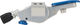 Hope Dropper Lever Handlebar Remote - silver-blue