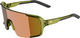 Alpina Lunettes de Sport Lumin - green transparent gloss | mirror gold