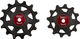 BBB Engranaje RollerBoys Ceramic BDP-17 para SRAM 12 velocidades - negro/12 dientes (rueda guía), 14 dientes (rueda tensora)