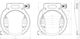 ABUS AMPARO 4650X NR Rahmenschloss mit ACH 6KS/100 und Tasche ST 5950 - black