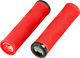 Lizard Skins Puños Strata Lock-On - candy red/135 mm