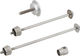 Pitlock Security Set 03/GA Front Wheel + Rear Wheel + Ahead - silver-silver/universal