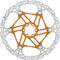 Hope V4 Vented Floating 6-bolt Brake Rotor for Tech V - orange/220 mm