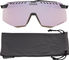 uvex pace stage CV sports glasses - black matte/pushy pink
