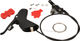 SRAM Rival 1 HRD FM Scheibenbremse mit Dropper Actuator - black-grey/Vorderrad/links (seitenspezifisch)