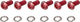 ASHIMA Disque de Frein Flotor ARF-3 6 trous - black | 203 mm