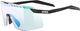 uvex gafas deportivas pace stage S V - black mate | mirror green