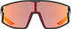 uvex Gafas para niños Skyryse Jr. - black mate/mirror red