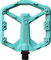 crankbrothers Pedales de plataforma Stamp 0 - turquoise/101 /102 /small