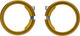 Peaty's Bagues de serrage Monarch Grips - gold