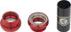 Chris King ThreadFit 24 Bottom Bracket - red/BSA