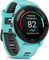 Garmin Forerunner 265 Smartwatch mit Schnellwechsel-Silikon-Armband 22 mm - türkisblau-schwarz