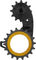 absoluteBLACK Sistema de engranajes HOLLOWcage Carbon Ceramic Oversized SRAMeTap AXS - gold/12 dientes (rueda guía), 18 dientes (rueda tensora)