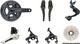 Shimano 105 R7000 group 2x11 34-50 with direct mount (rear seat stay) - silky black | 11-32 | Shimano Road | 172,5 mm | Shimano Road | Braze-on | 34-50