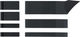 PRO Spacer Set for Vibe Evo Handlebar Stem Unit - black/1 1/4"