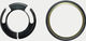 Acros ICR aluminum+ IPS for internal cable routing IS52/ZS56 centering ring - universal