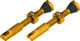 Peaty's Holeshot Fast Flow tubeless valves - gold | Presta Valve (SV) | 42 mm