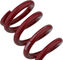 RockShox Steel spring for metric dampers 114 mm for 37.5 - 45 mm stroke - red/550 lbs