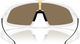 Oakley Lunettes de sport RSLV - matte white/prizm 24k