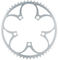 TA Zephyr Chainring, 5-arm, Outer, 110 mm BCD - silver/54 tooth