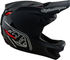 Troy Lee Designs D4 Polyacrylite Fullface Helm - shadow black/57 - 58 cm