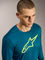 alpinestars A-Dura Ride L/S Trikot - blue green | S