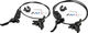SRAM Code RSC v+h Set Scheibenbremse - black anodized/Set/links/rechts (seitenspezifisch)