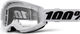 100% Strata 2 Goggle Clear Lens - white | clear