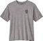 Patagonia Capilene Cool Daily Graphic Lands T-Shirt - hike-a-bike-feather grey/M