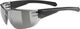 uvex Equate sports glasses - black matte/smoke