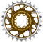 Burgtec plateau SRAM 8 trous thick-thin avec déport de 3 mm - bullion gold | 28 | 28 