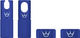 Peaty's Chris King Edition MK2 Tubeless Ventil Ersatzteil-Set - navy/SV
