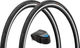 Schwalbe Pro One Evolution 28" Folding Tyre Set w/ Road Saddle Bag - black/28 /25-622