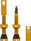 Peaty's Chris King Edition MK2 Tubeless Ventil 2er-Set - gold/SV 42 mm