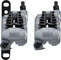 Shimano Set de Freins à Disque av+arr 105 BR-R7070 + ST-R7020 - spark silver/Ensemble/gauche/droite (spécifique)