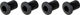 absoluteBLACK Oval 1X Kettenblatt für Shimano XT M8000 / SLX M7000 / HG+ 12-fach - black/34 Z