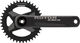 Rotor ALDHU 3D+ 1-fach Kurbelgarnitur Direct Mount, noQ - schwarz-matt | 175,0 mm 40 Zähne Offset