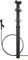 OneUp Components Dropper Post V2 180 mm Seatpost w/ V3 Remote Lever I-Spec EV - black | 465 mm | I-Spec EV | 31,6 mm | 0 mm | V3