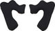 Troy Lee Designs Coussinets de joue pour Casque D4 Polyacrylite MIPS - solid black/58 - 59 cm