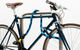 tex-lock Eyelet chain lock + D-lock shackle lock - morpho blue