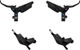 SRAM Code RSC v+h Set Scheibenbremse - black anodized-rainbow/Set/links/rechts (seitenspezifisch)