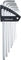 Topeak Set de llaves hexagonales DuoHex Wrench - plata