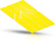rie:sel re:flex Frame Reflector Set - yellow