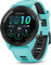 Garmin Forerunner 265 Smartwatch mit Schnellwechsel-Silikon-Armband 22 mm - türkisblau-schwarz