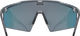 uvex flowline Brille - smoke matt | mirror red