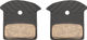 Shimano Bremsbeläge J04C für XTR, XT, SLX - 25 Paar - universal/gesintert