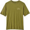 Patagonia Capilene Cool Daily Graphic Lands T-Shirt - wind runner-graze green x-dye/M