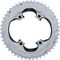 SRAM Plato Road para Rival 2x12 velocidades 107 mm de círculo de agujeros - black/48 
