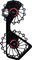 KCNC Jockey Wheels System Schaltwerkskäfig + Schalträdchen mit Keramiklager - black/mittel