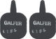 GALFER Bremsbeläge Disc Standard für Tektro - semi-metallisch - Stahl/TE-003